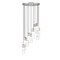 Z-Lite Alton Chandelier, 11-Light, 24 In.W x 14.25 In.H, Brushed Nickel/Clear+Frosted 824P-11R-BN - alternate 4